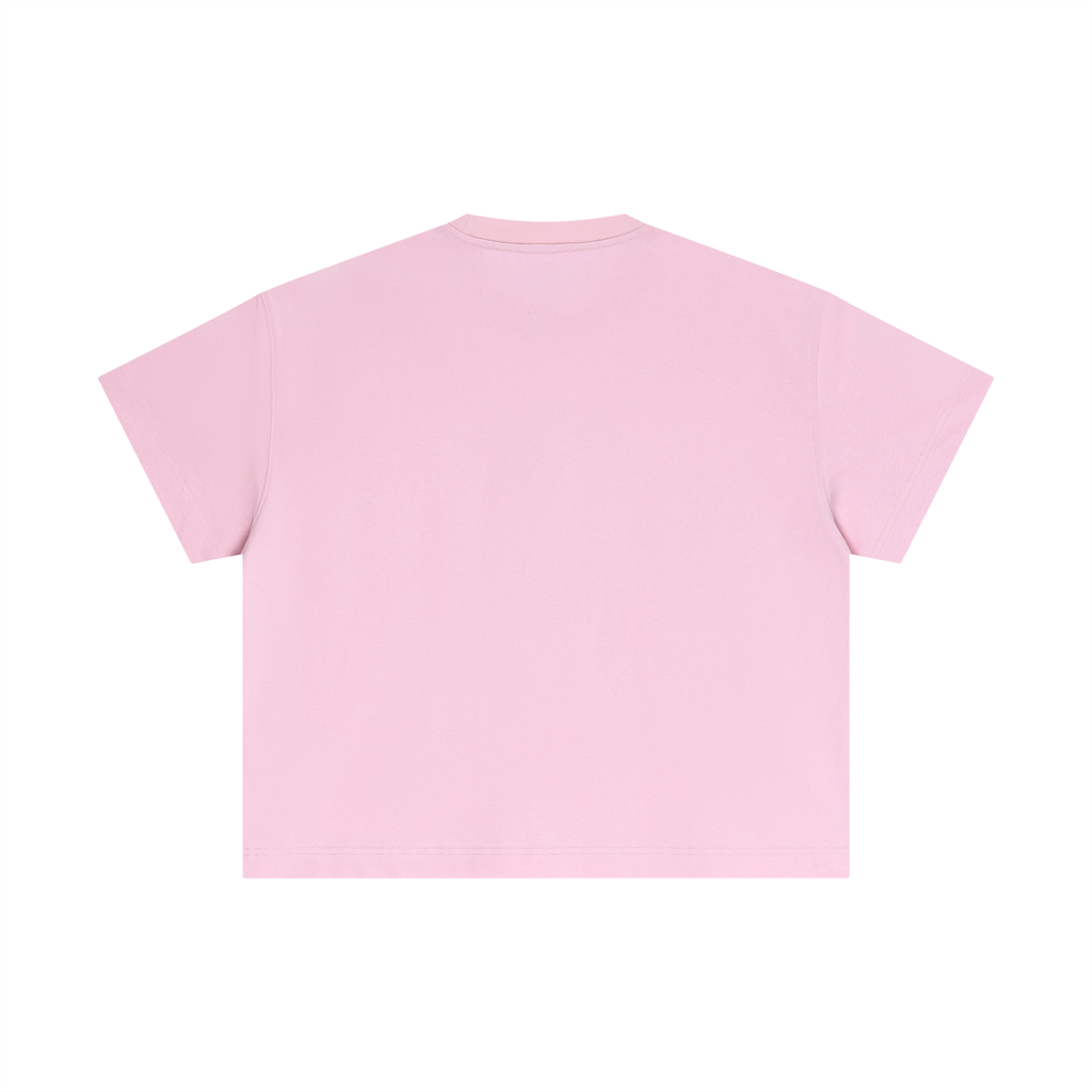 Statement Embroidered Cotton Boxy T-Shirt