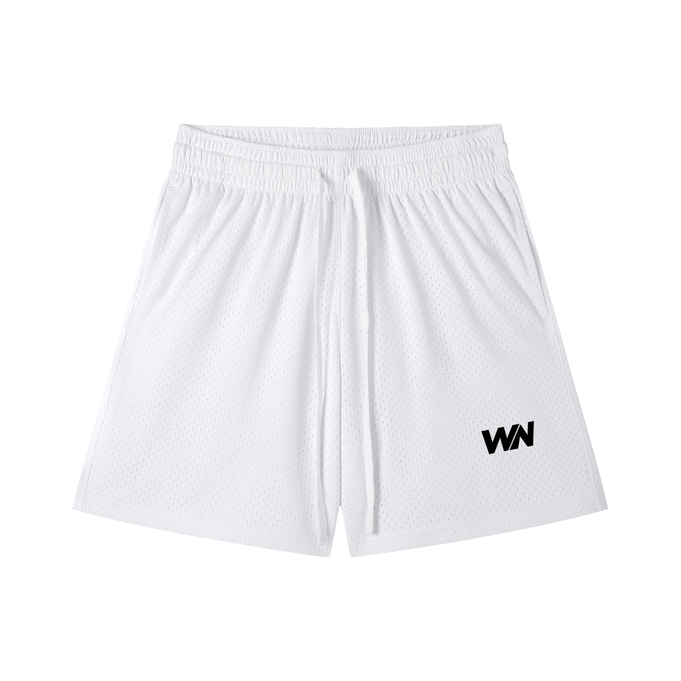 White Mesh Shorts