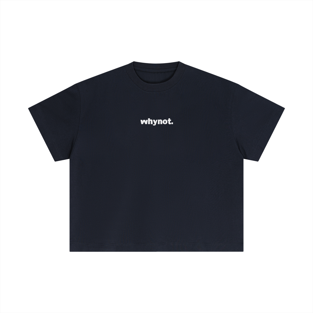 Statement Embroidered Cotton Boxy T-Shirt