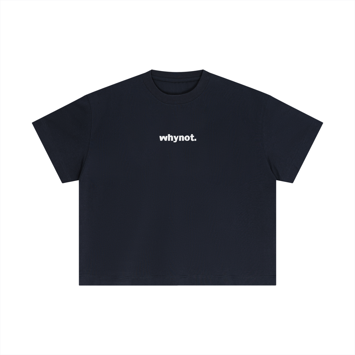Statement Embroidered Cotton Boxy T-Shirt