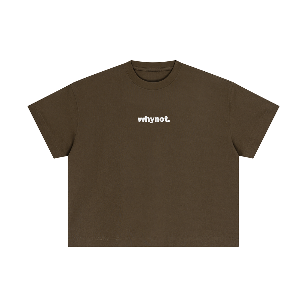 Statement Embroidered Cotton Boxy T-Shirt