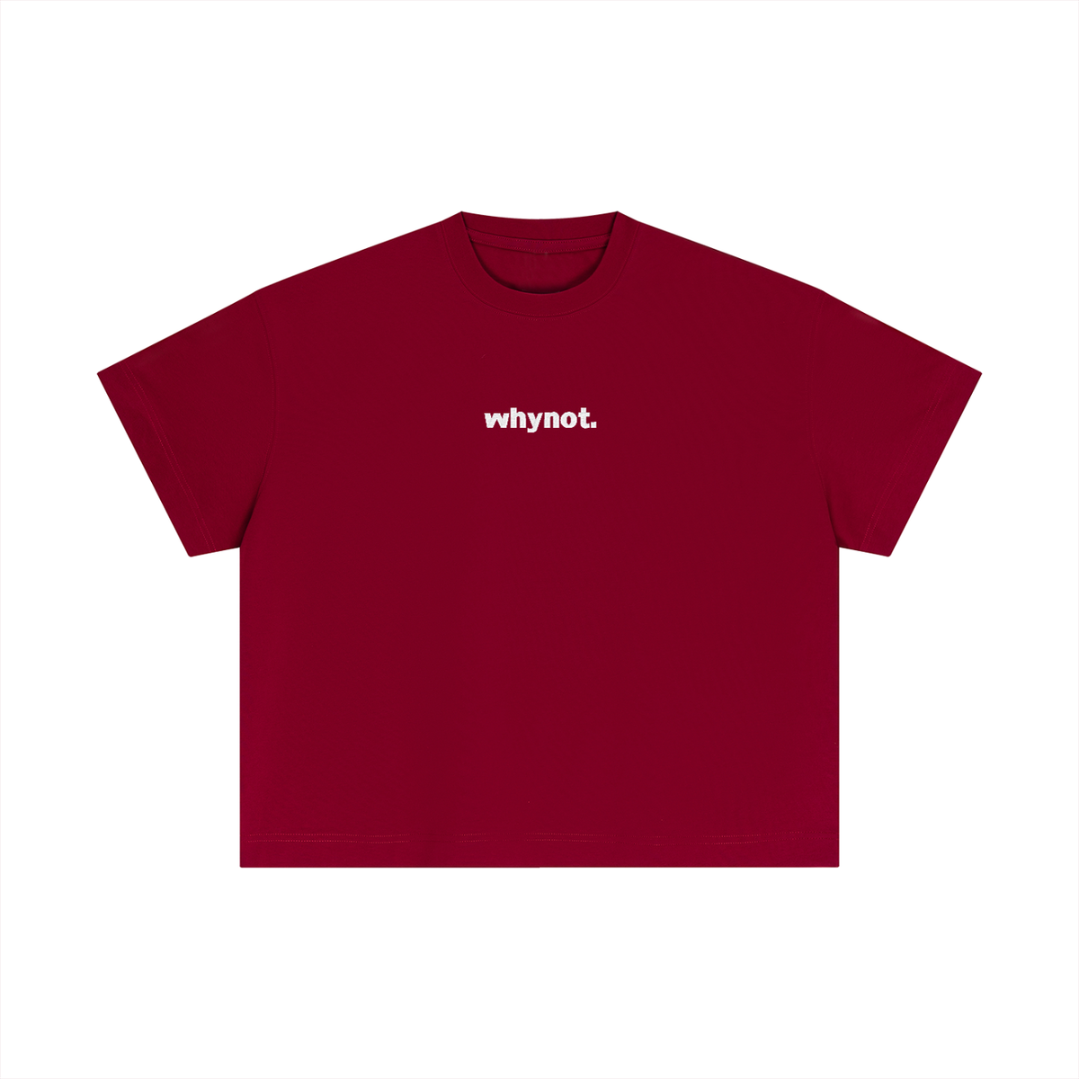 Statement Embroidered Cotton Boxy T-Shirt