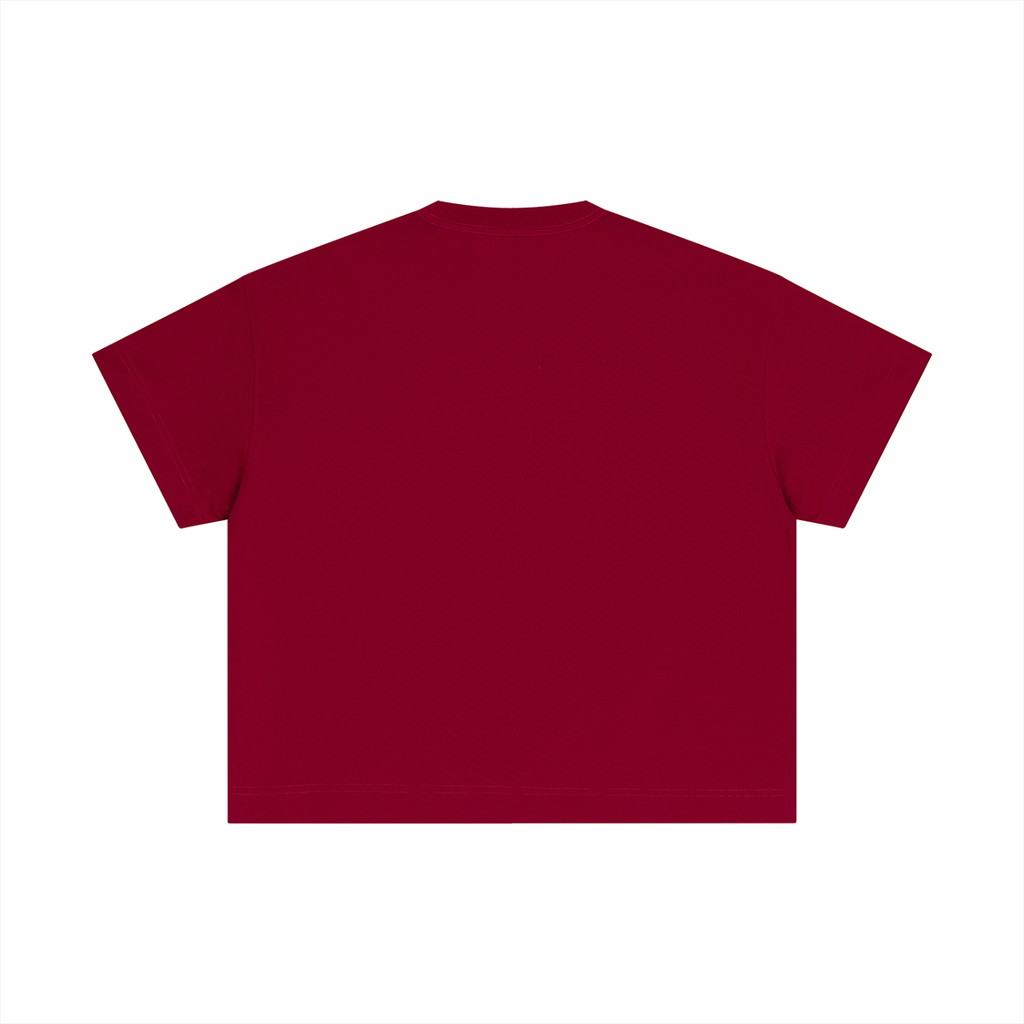 Statement Embroidered Cotton Boxy T-Shirt