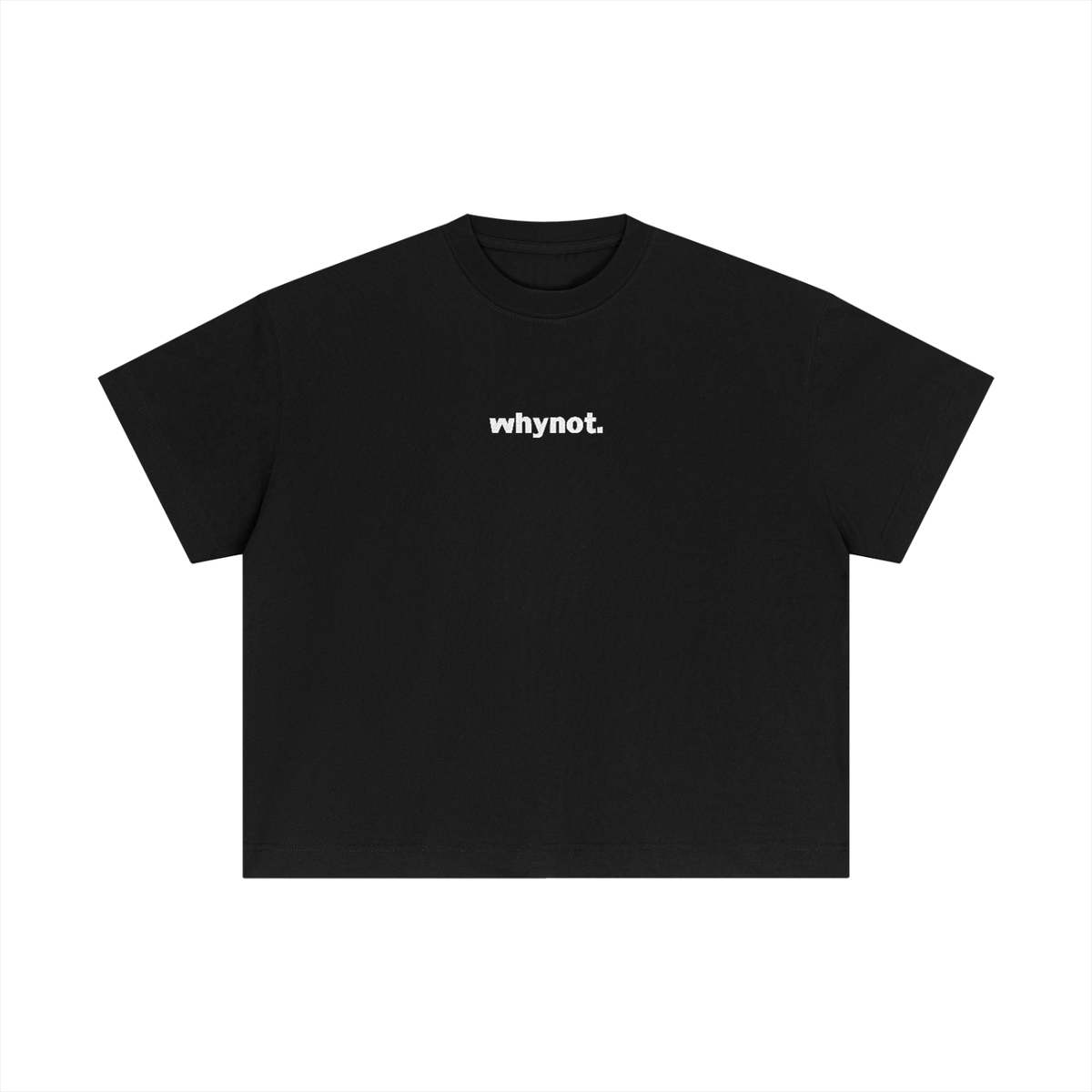 Statement Embroidered Cotton Boxy T-Shirt