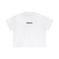 Statement Embroidered Cotton Boxy T-Shirt