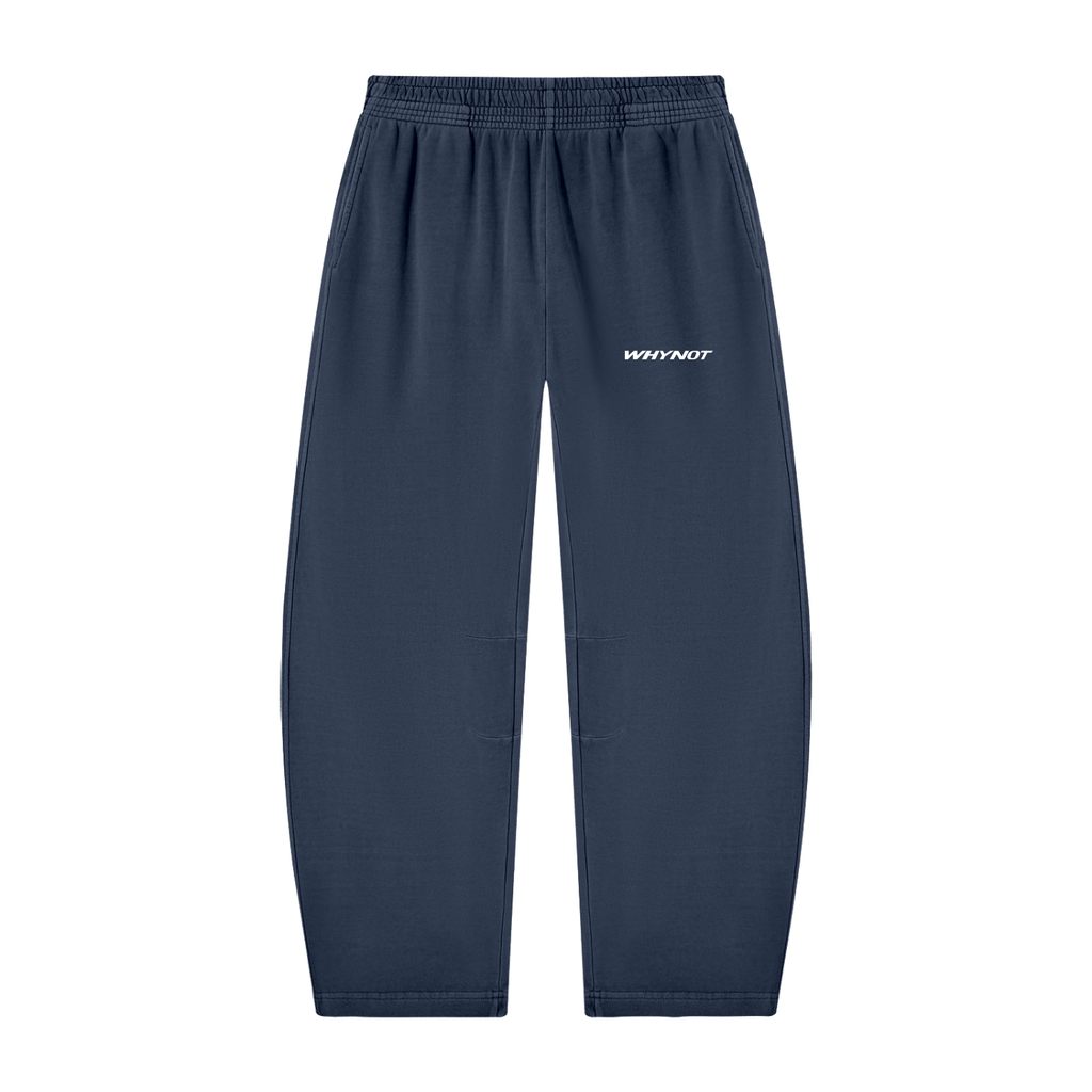 Unisex Vintage Washed Barrel Leg Sweatpants