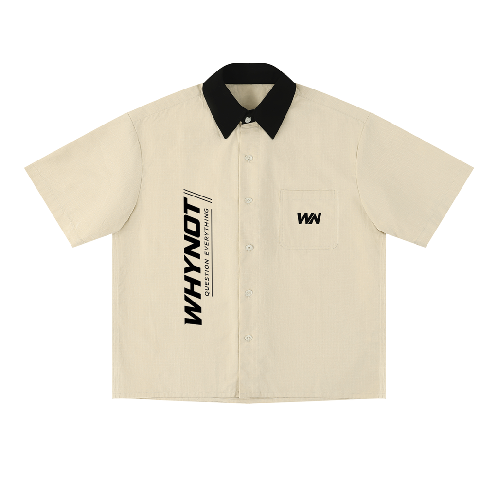 Unisex Color Block Short Sleeve Shirt