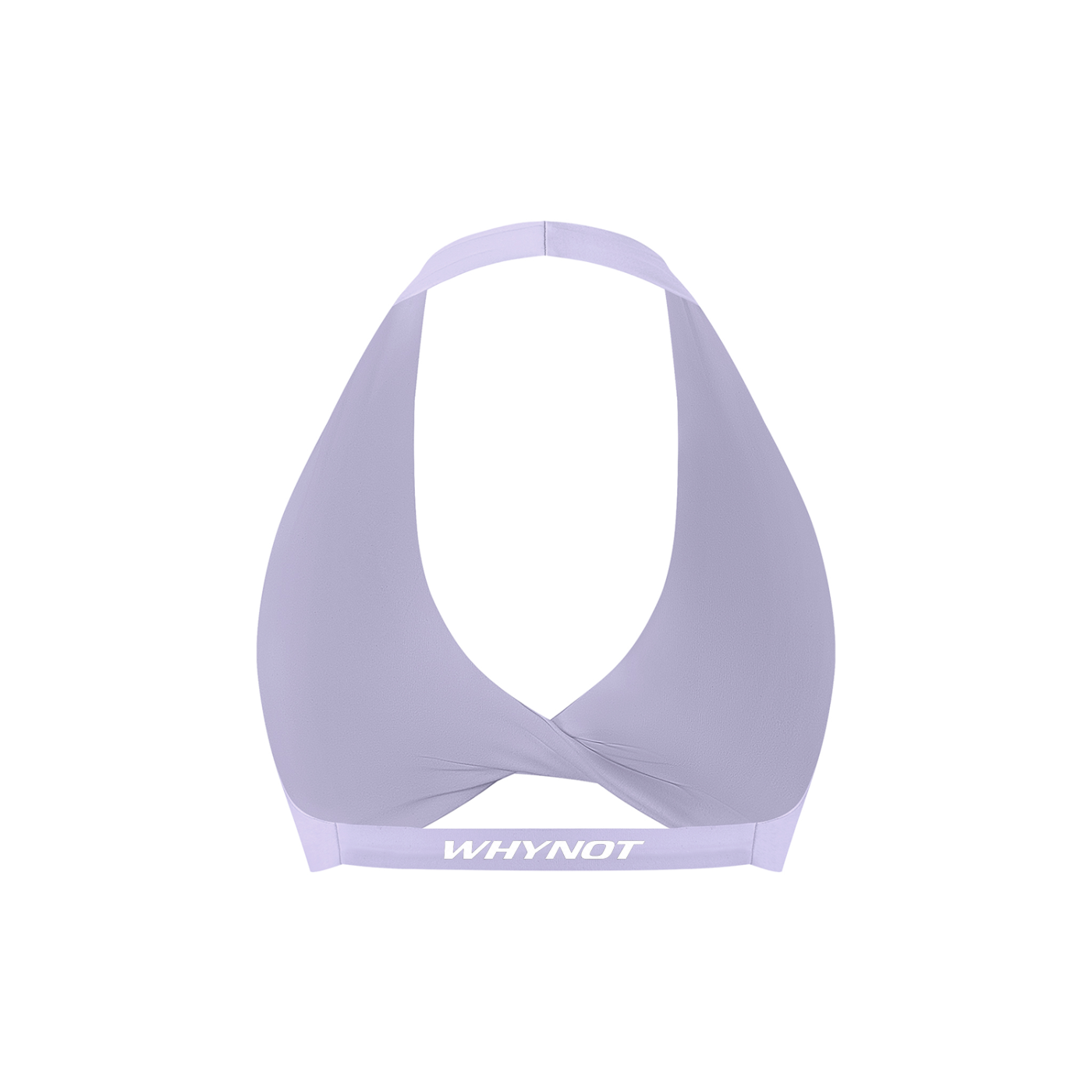 Women's Pleated Halter Sports Bra