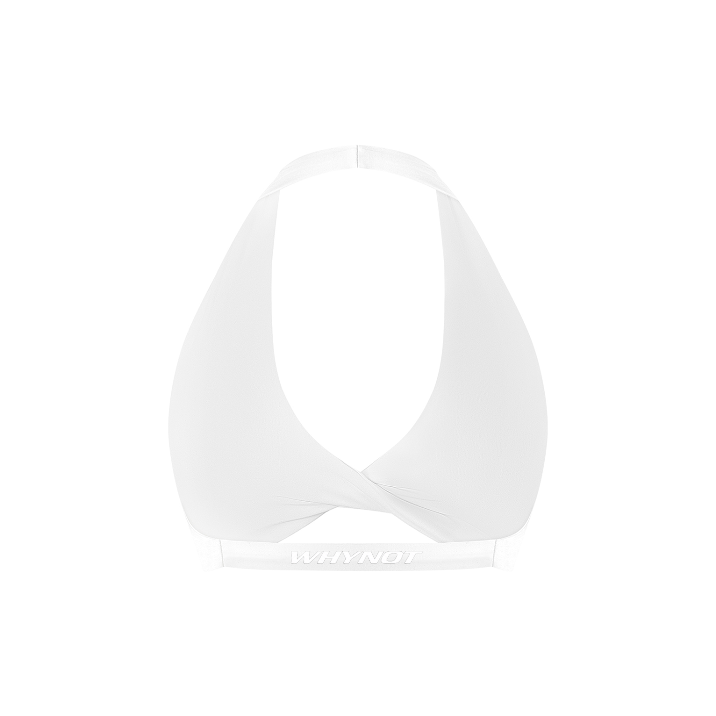 Women's Pleated Halter Sports Bra