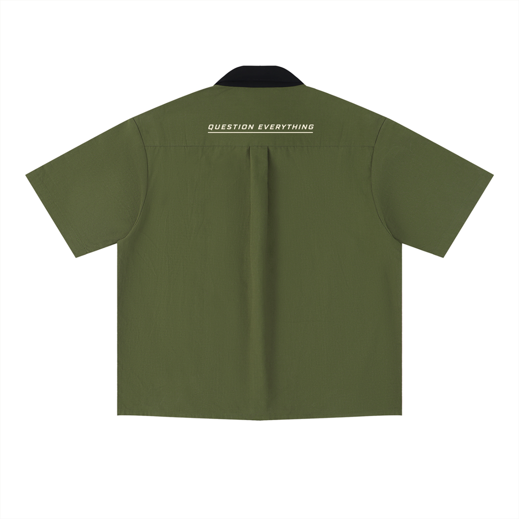Unisex Color Block Short Sleeve Shirt