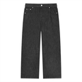 Vintage Wash Straight Leg Jeans
