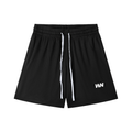 Black Mesh Shorts