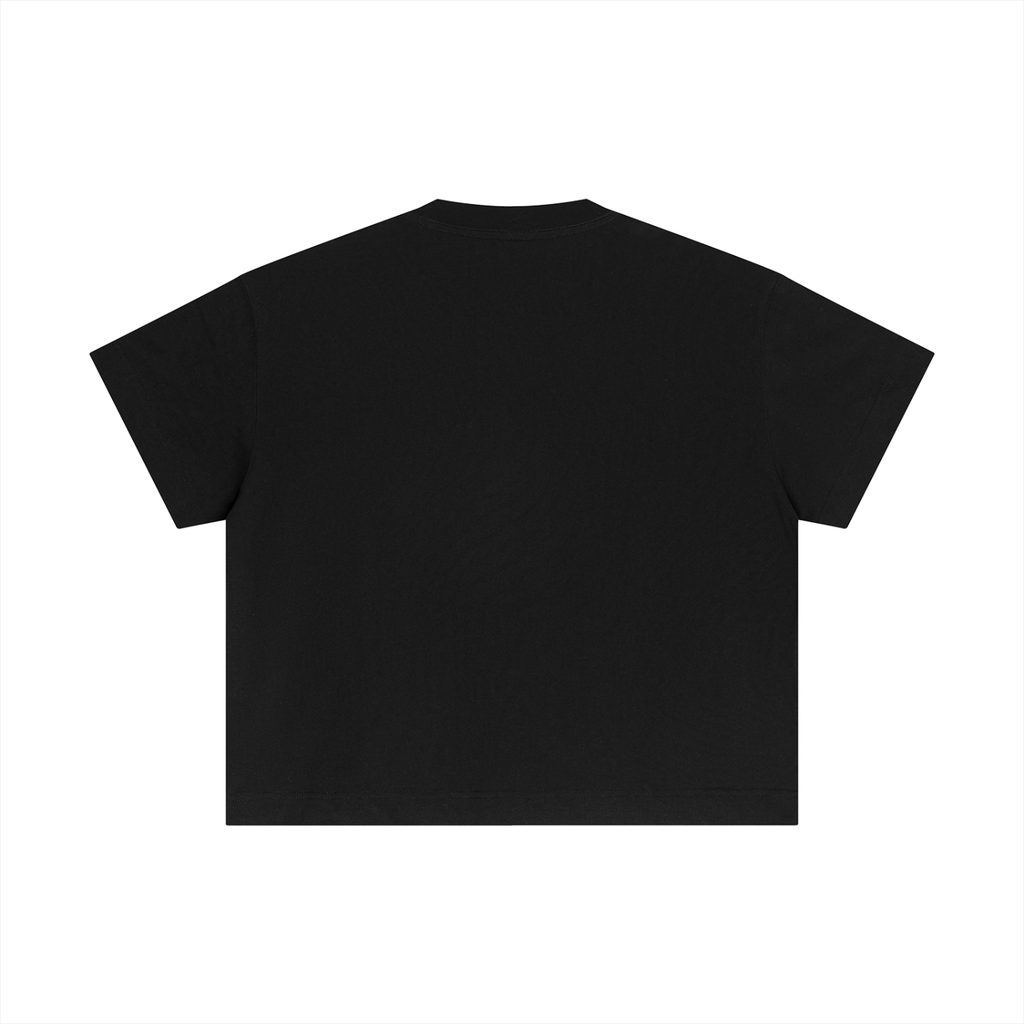 Statement Embroidered Cotton Boxy T-Shirt