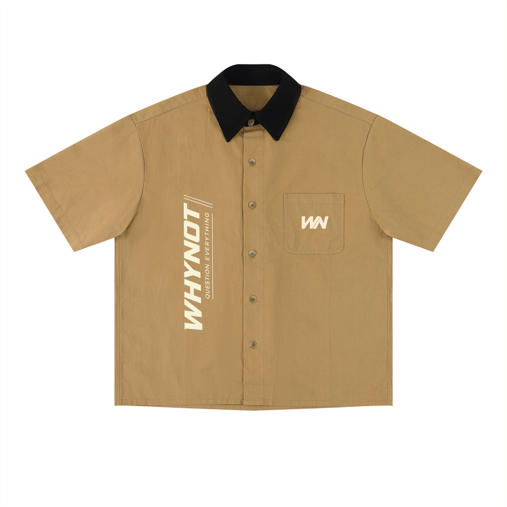Unisex Color Block Short Sleeve Shirt