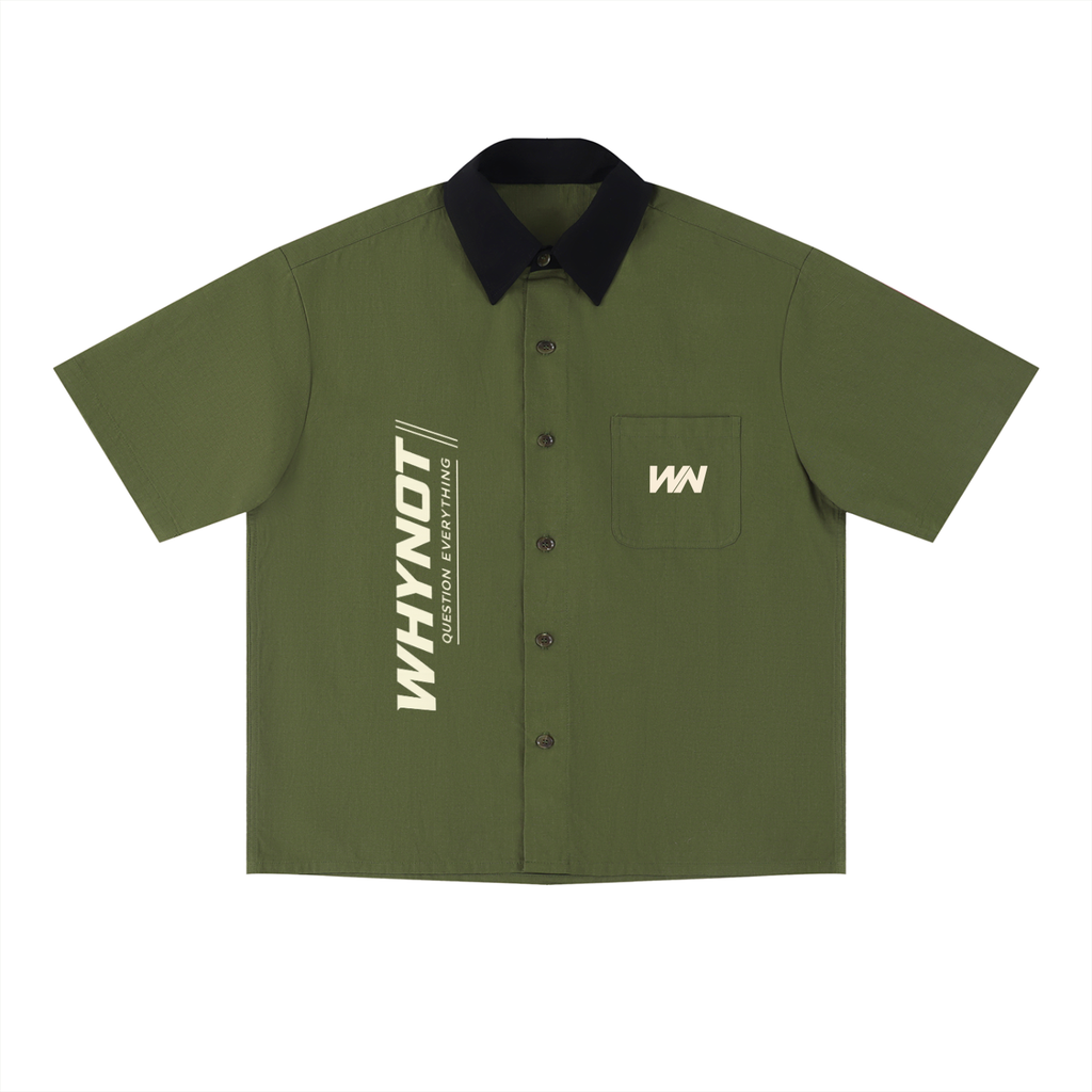Unisex Color Block Short Sleeve Shirt