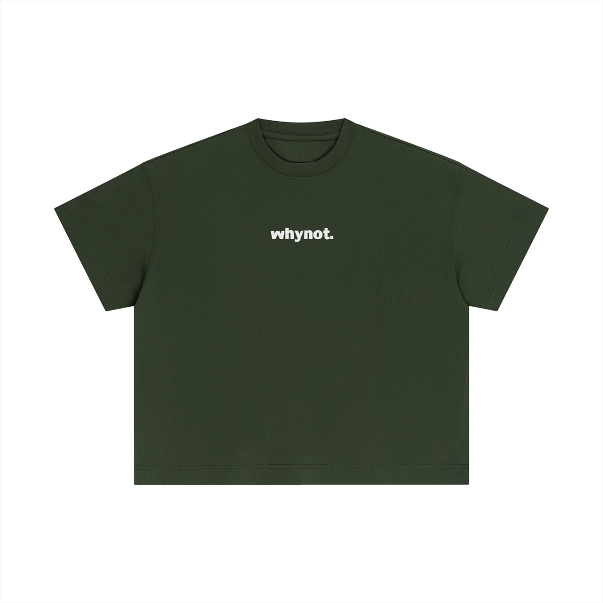 Statement Embroidered Cotton Boxy T-Shirt