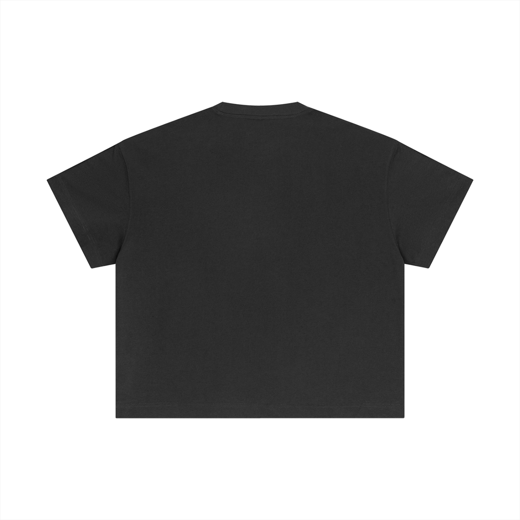 Statement Embroidered Cotton Boxy T-Shirt