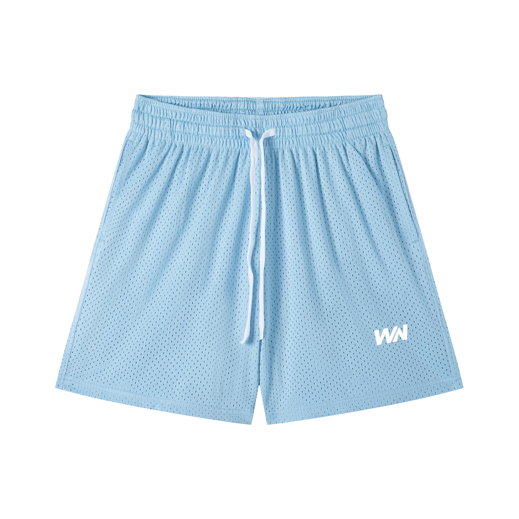 Sky Blue Mesh Shorts