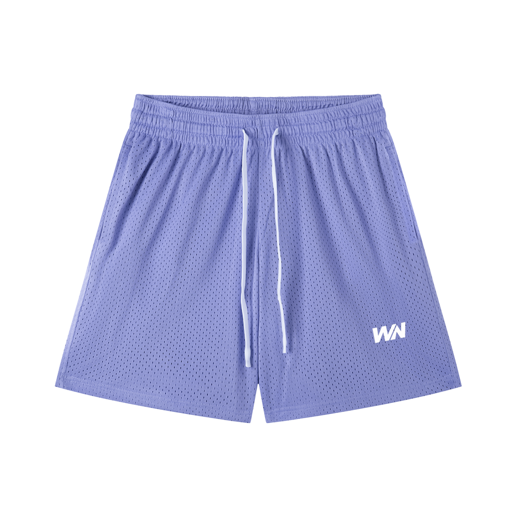 Purple Mesh Shorts