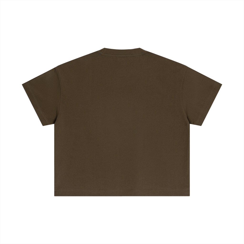 Statement Embroidered Cotton Boxy T-Shirt